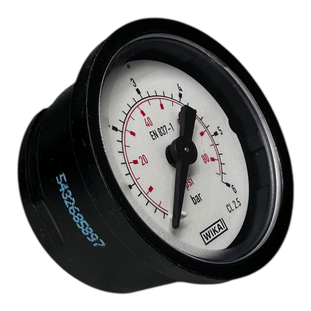 3x WIKA 0–6bar EN837-1 Manometer Druckmessgerät 1/8 Zoll Gewinde