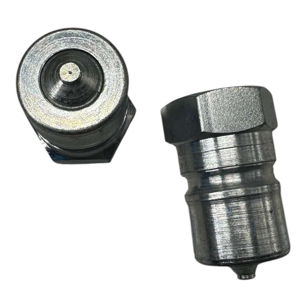 2x Parker H6-63 Hydraulik Nippel Schnellkupplung