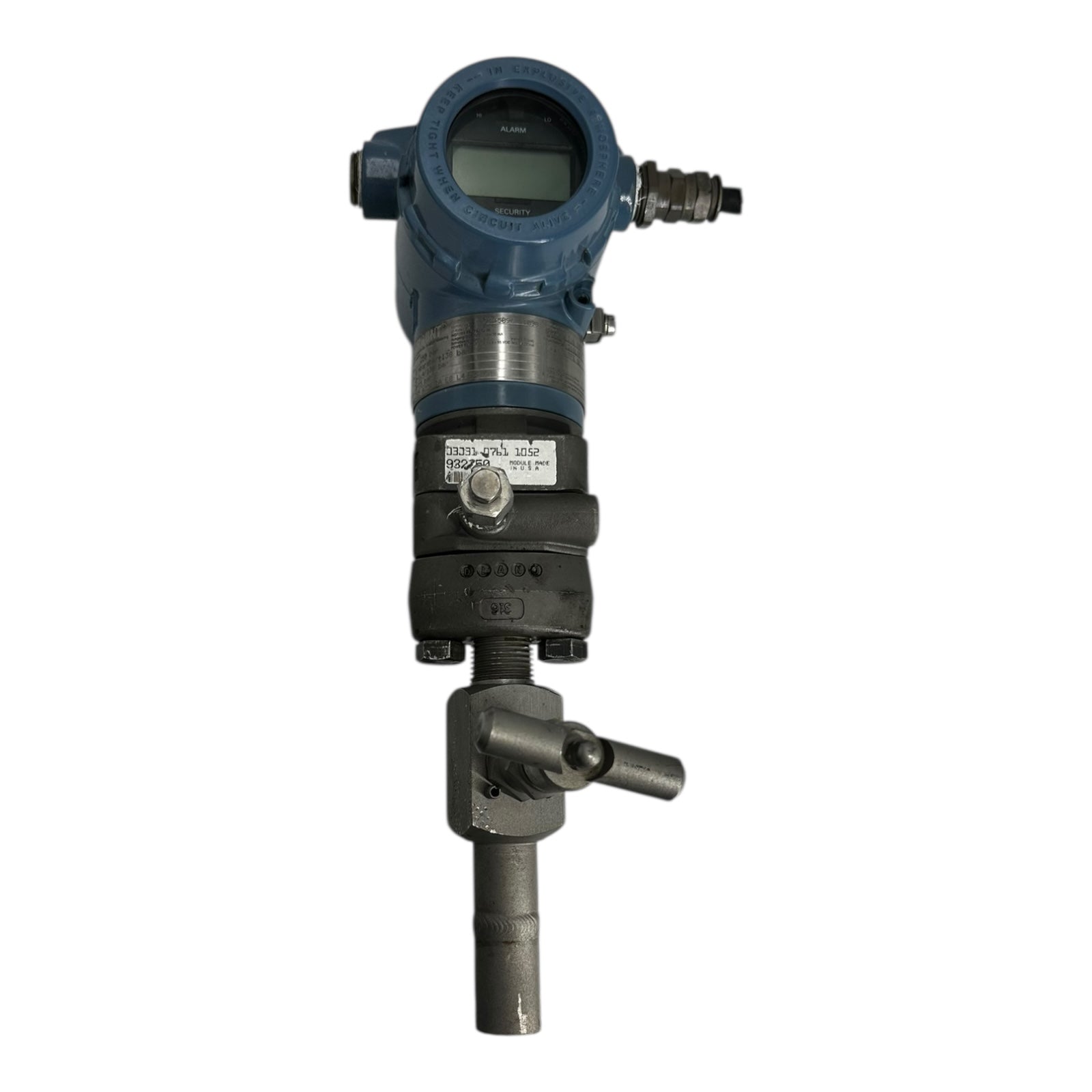 Rosemount 3051 Drucktransmitter 932750 HART 4-20mA Edelstahl Sensor