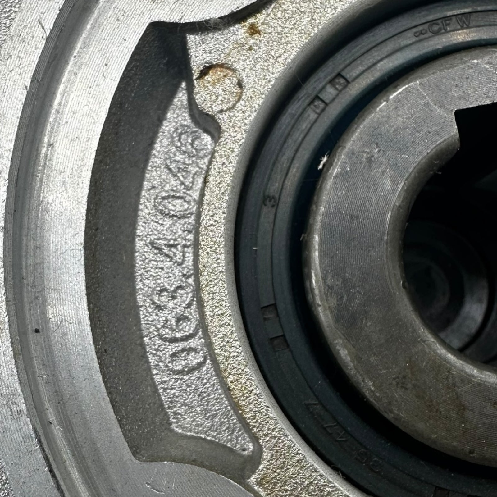 ALMO B063FB08C0-MB3 Schneckengetriebe B3 Flansch i:45