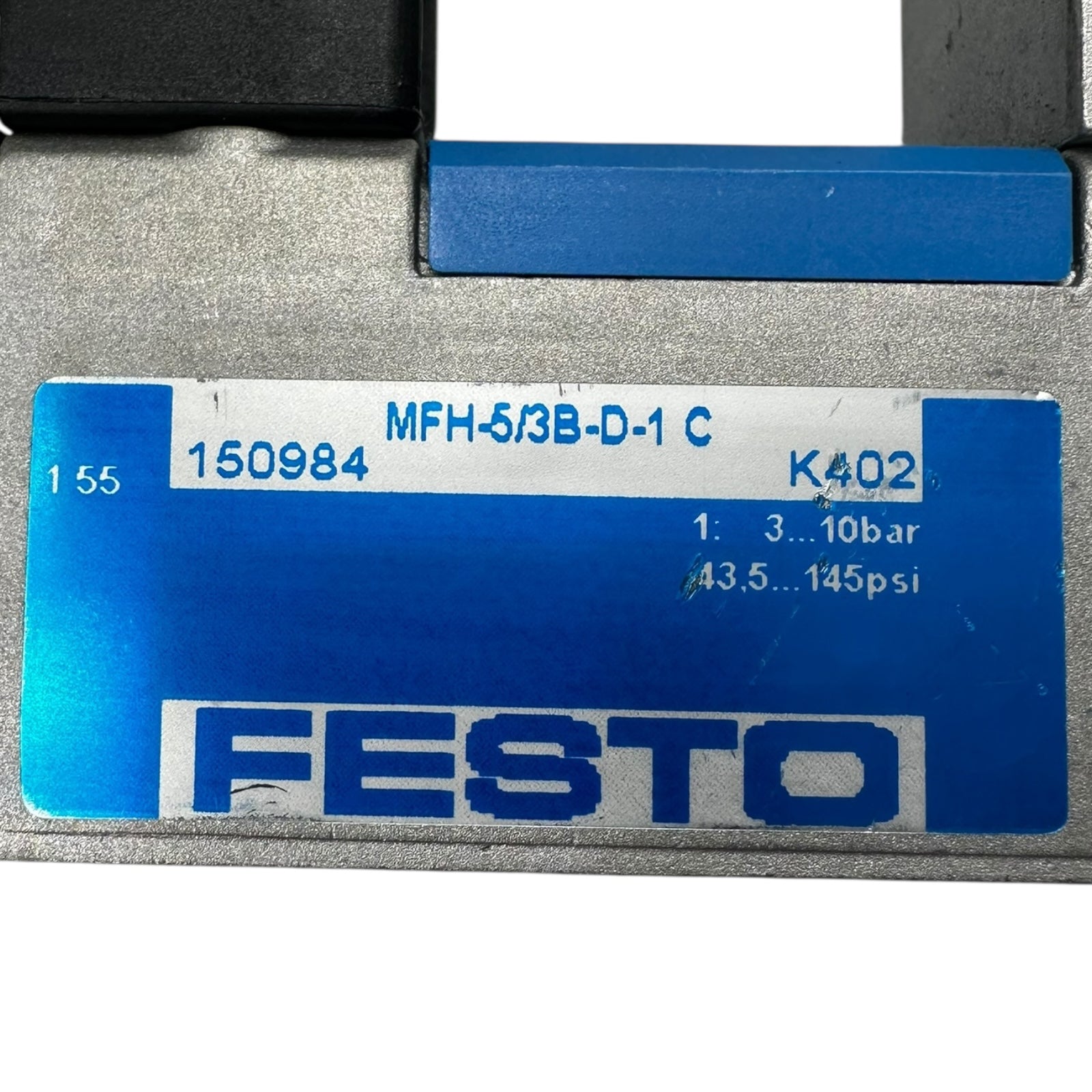 Festo MFH-5/3B-D-1 C Magnetventil 5/3 Wegeventil 150984 3–10bar Pneumatikventil