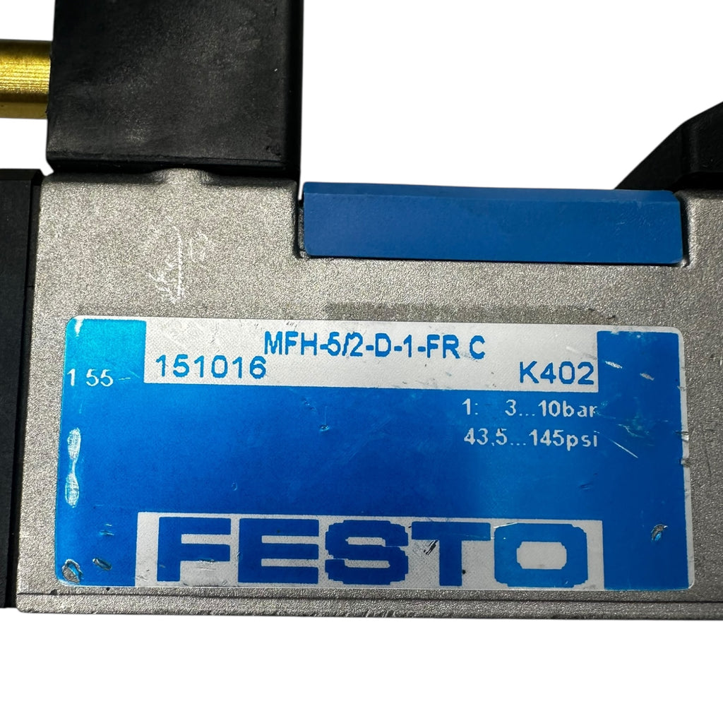 Festo MFH-5/2-D-1-FR-C Magnetventil 5/2 Wege Pneumatikventil 151016 3–10 bar