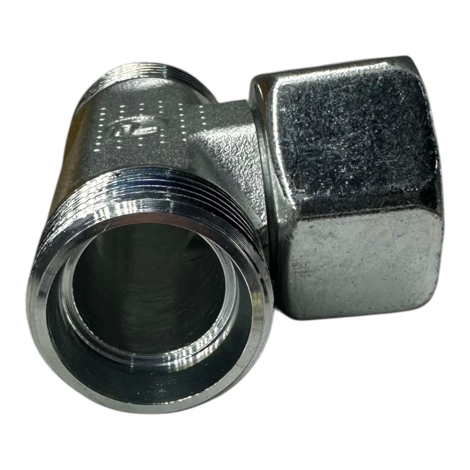 Parker ET22LOMDCF T-Stück Verschraubung Hydraulik EO 22mm AG/IG Stahl vernickelt