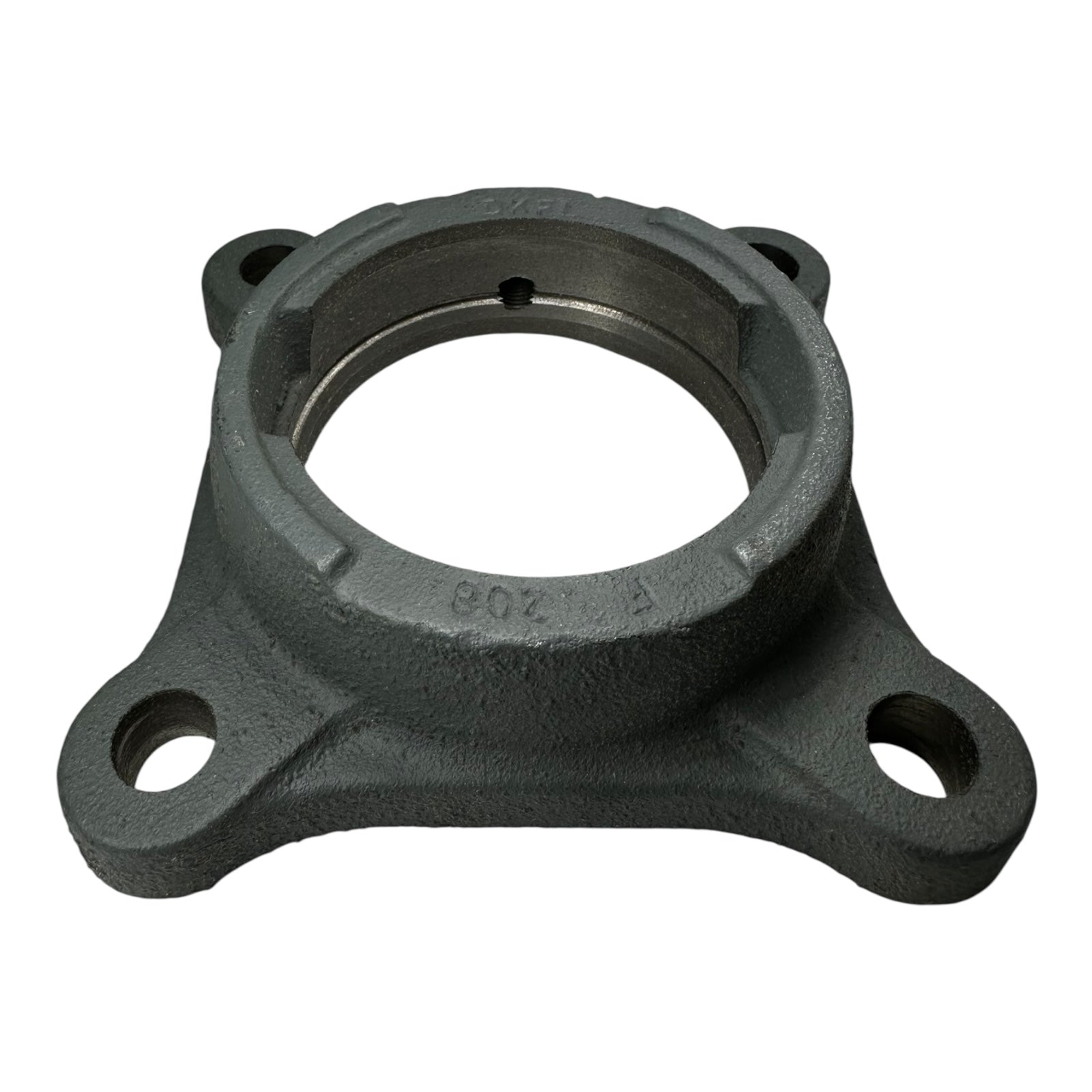 SLF F208 Flanschlagergehäuse Guss 4-Loch Stehlagergehäuse Made in Germany