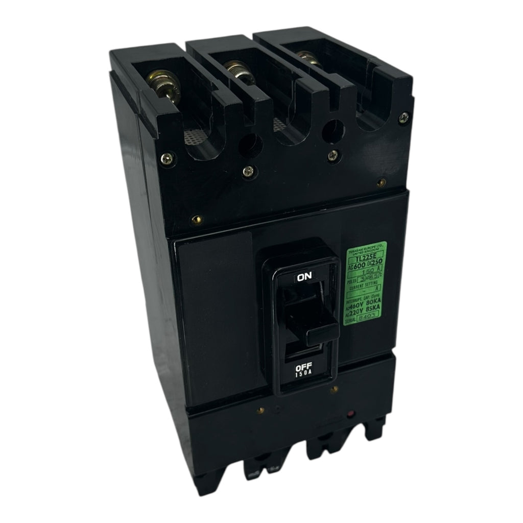 Terasaki TL225E Leistungsschalter 150A 3-polig 600V AC 250V DC 85kA