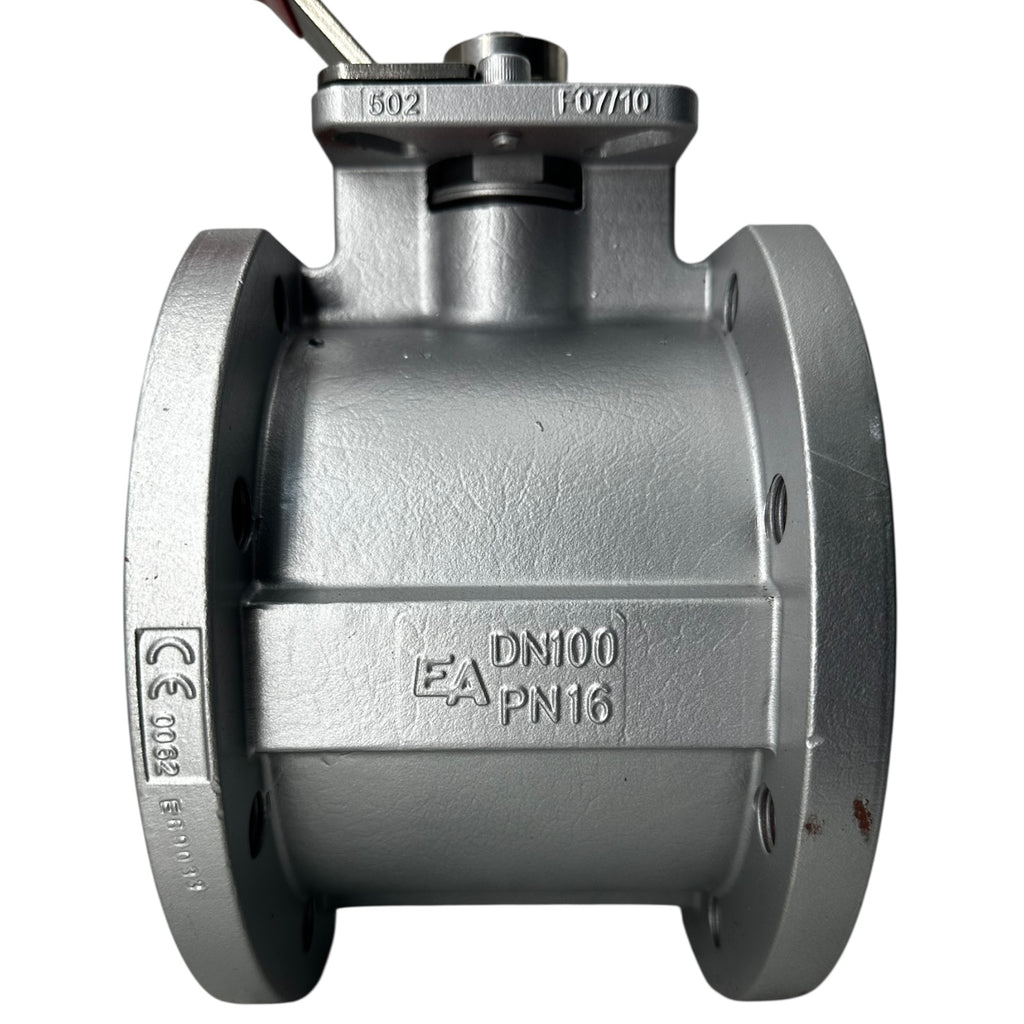 EA Kugelhahn ZK451010 DN100 PN16 Flansch 1.0619 Industrieventil neu