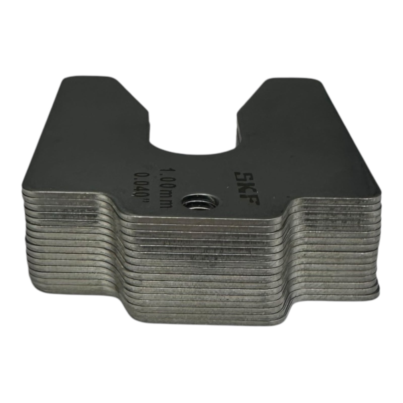 16x SKF Ausgleichsscheibe Beilagenpaket für Maschinen, 100mmx0.04mm x 100mm Grau