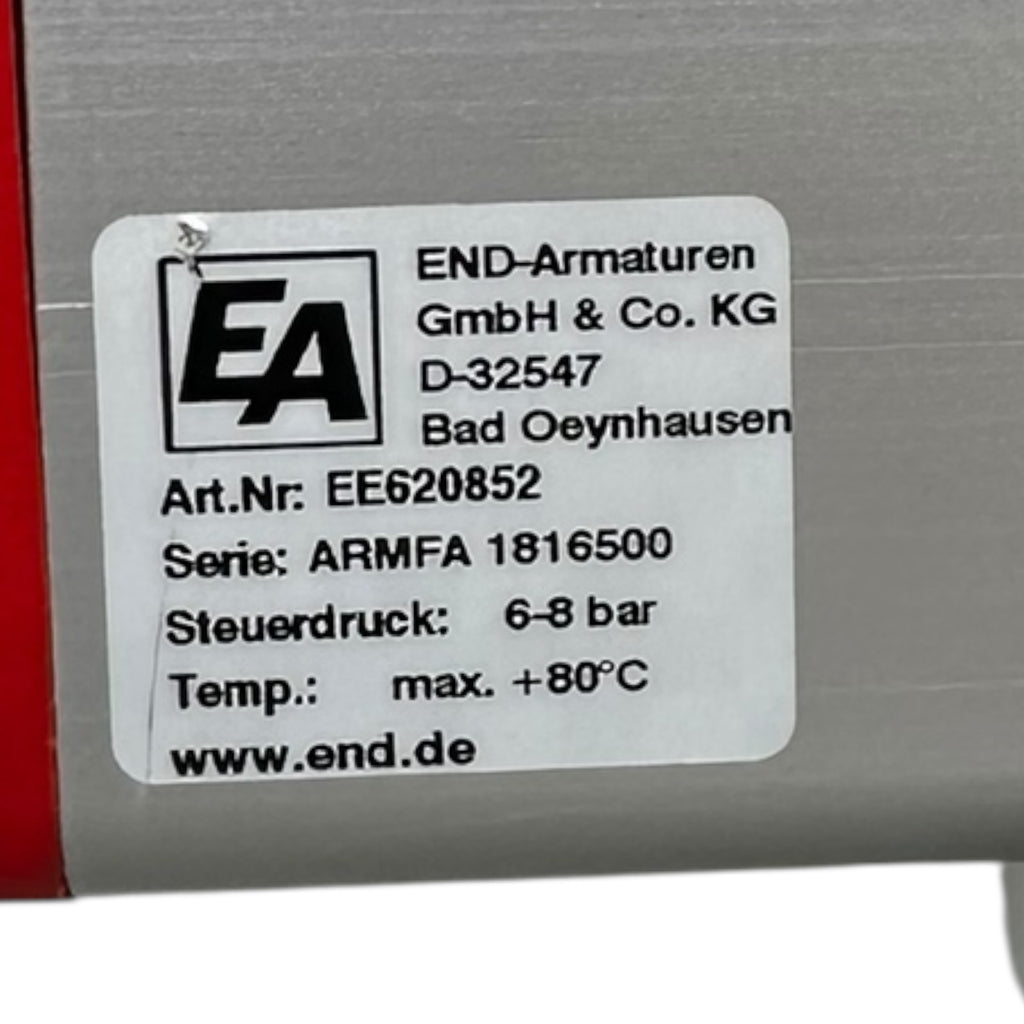 END-Armaturen BVHD DN50 PN25 Klappe mit EPR Elektro-Pneumatik Positioner IP66