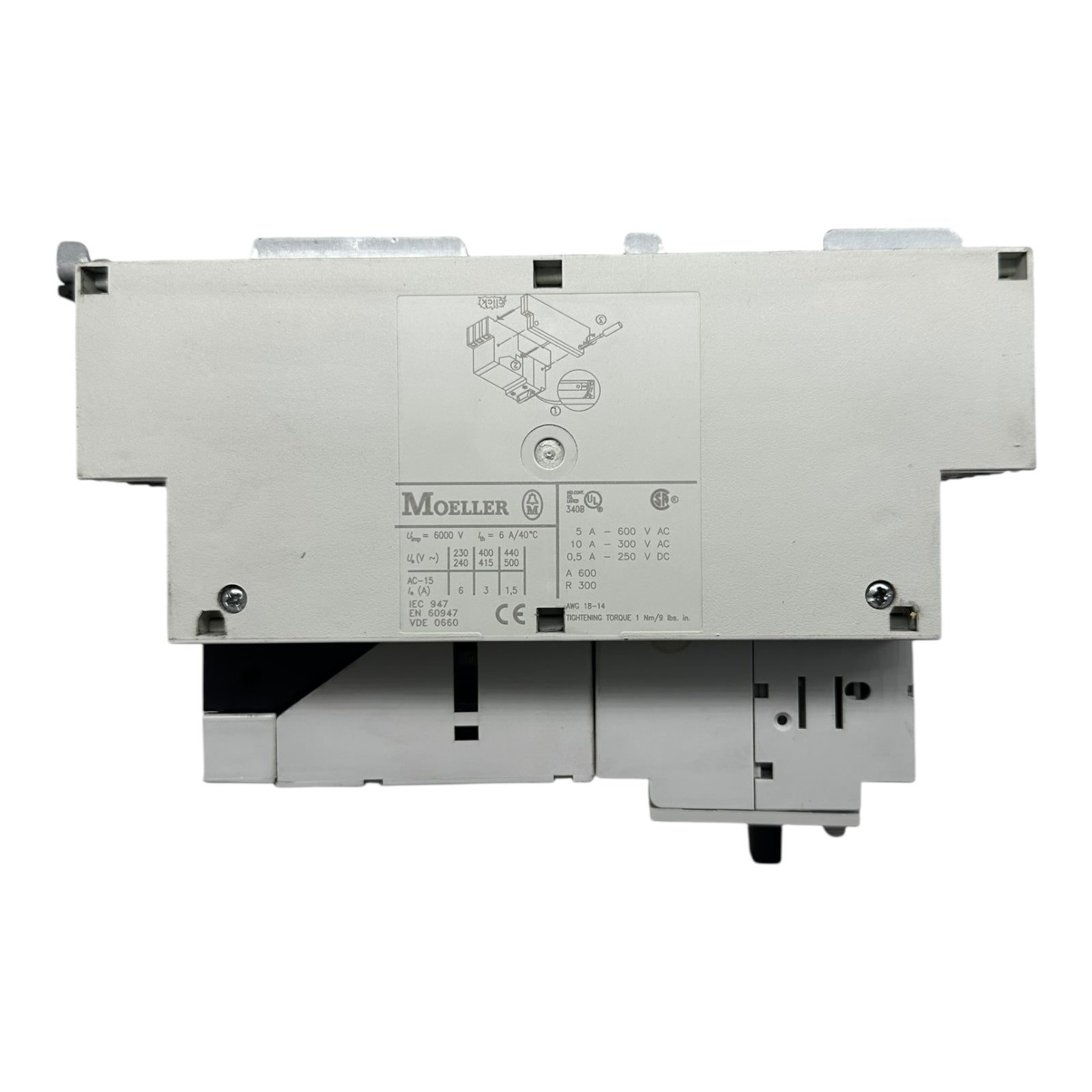 Moeller PKZ2 Motorschutzschalter Schütz-Kombination 0,6–40A 230/400V