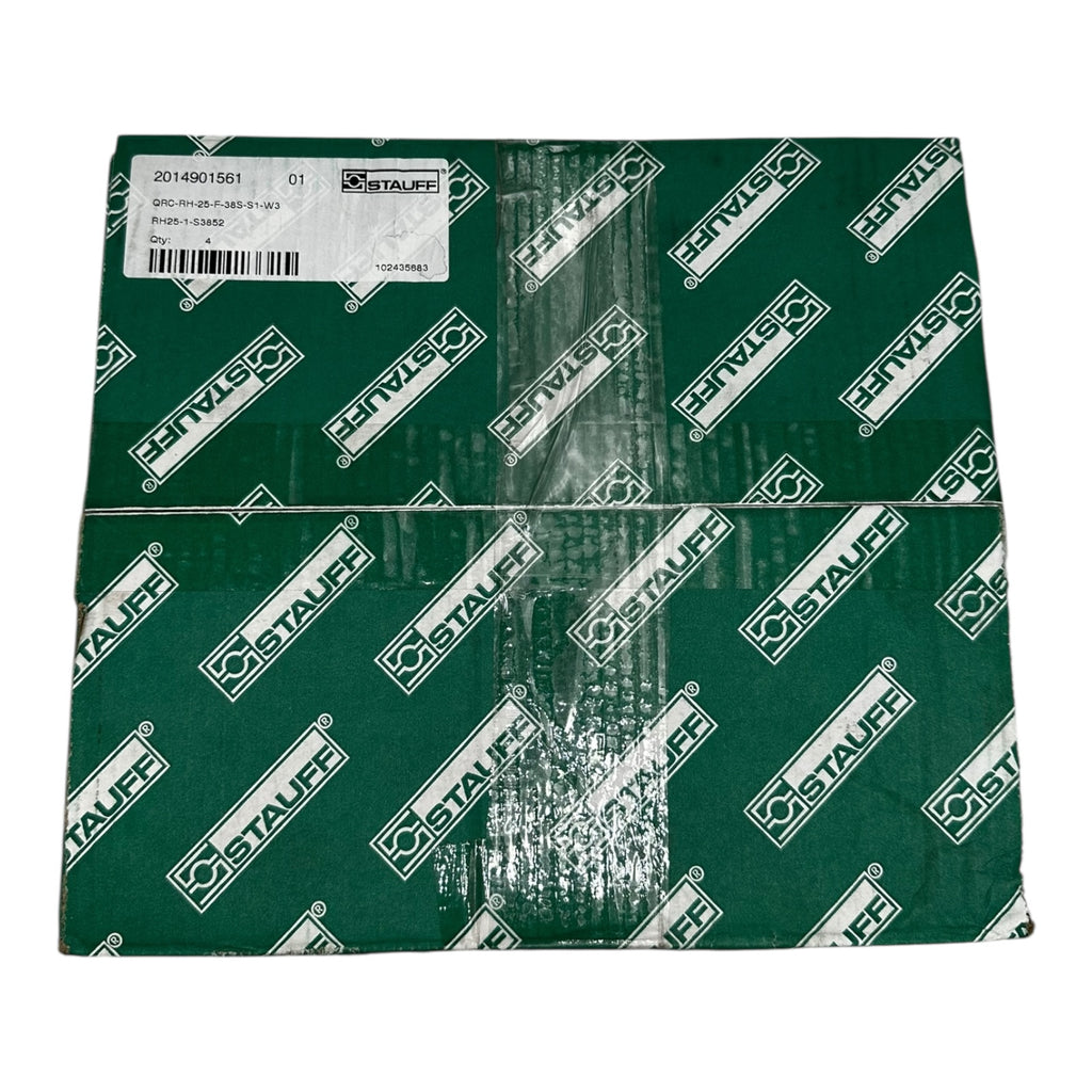 4x Stauff QRC-RH-25-F-38S-S1-W3 Hydraulik Schnellkupplung RH25-1-S3852
