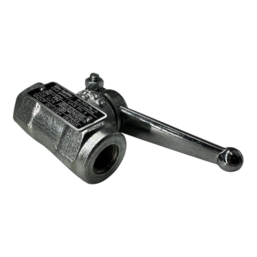 2x Böhmer KNGV7 001.0324 Kugelhahn DN6 PN25 Gasventil NBR DVGW geprüft
