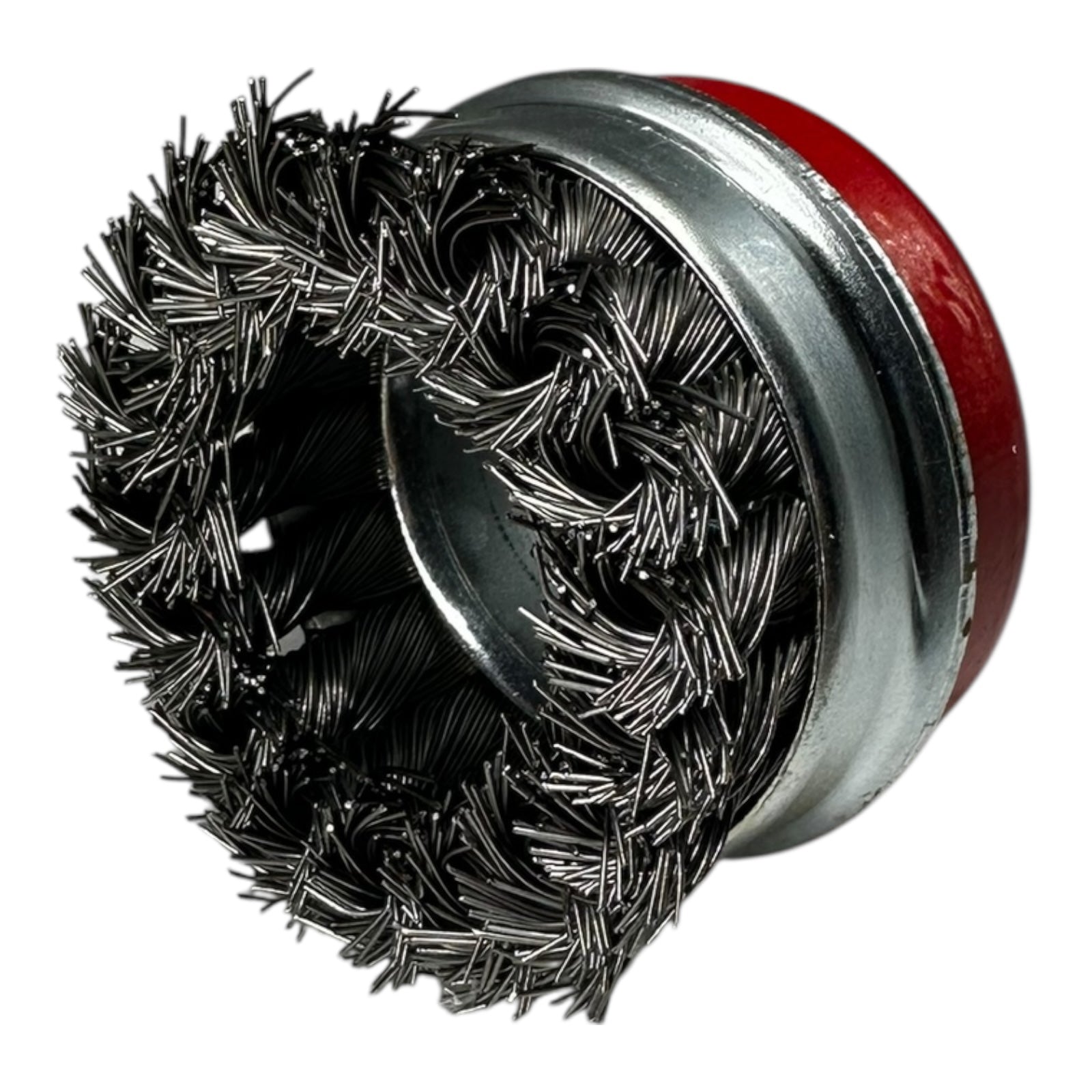4x TK Tools Topfbürste 65mm gezopft Drahtbürste M10x1,5 ST0.5 Winkelschleifer
