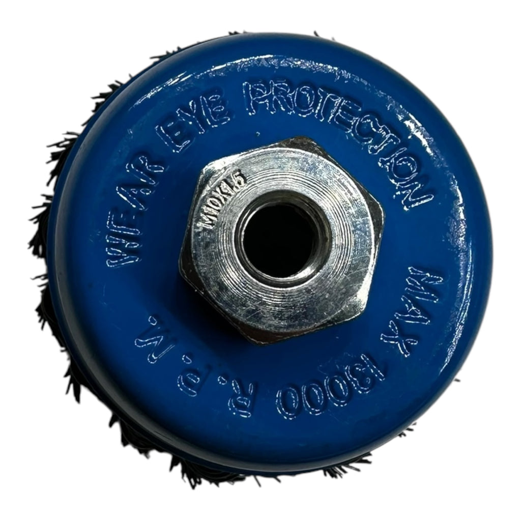 4x Cup Brush Knot Type Drahtbürste 65mm M14 M12 M10 Bohrung 8/16mm 13000RPM