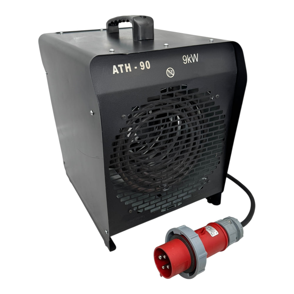 ASUP Elektroheizer ATH-90 400V 9kW Industrie Heizgerät IPX4 mit CEE 32A Stecker