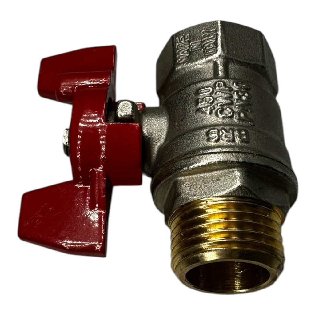12x Rub Kugelhähne S50D26 DN15 1/2” BSP MF T-Handle CW617N