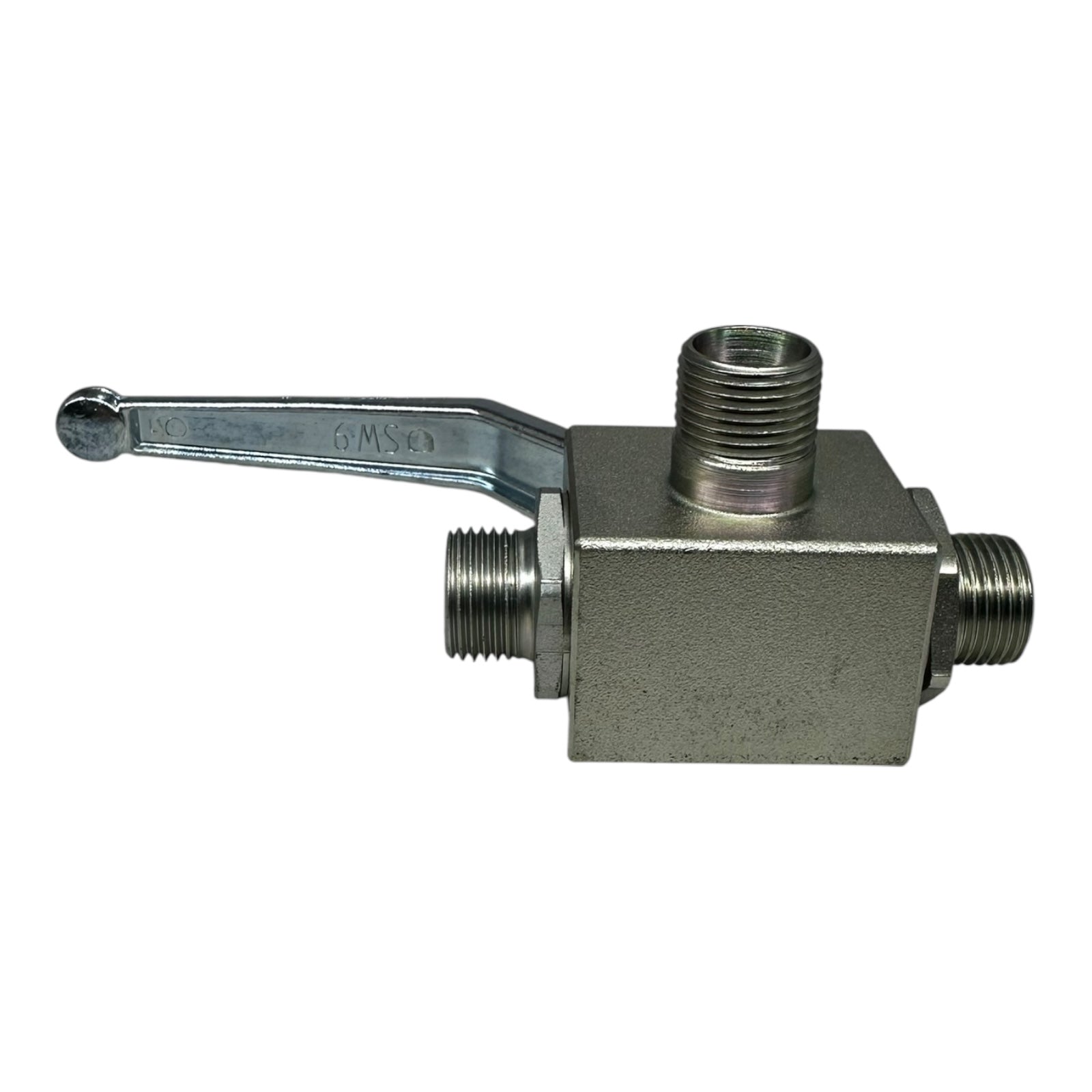 2x Pister BK3 12L 10 1123 1L Kugelhahn 3-Wege Hydraulikventil PN400 neu