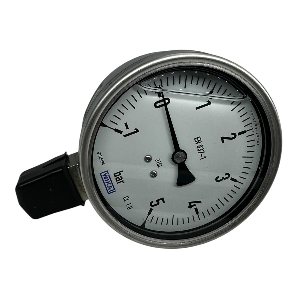 WIKA Manometer 233.50.100 -1/+5 bar G1/2B Edelstahl 316L EN837-1 neu
