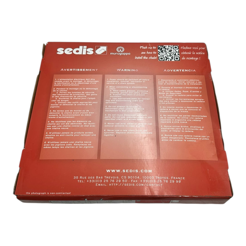 Sedis Alpha Premium 08B-2 Rollenketten 5 m 395 Glieder 12,7 mm ISO9001