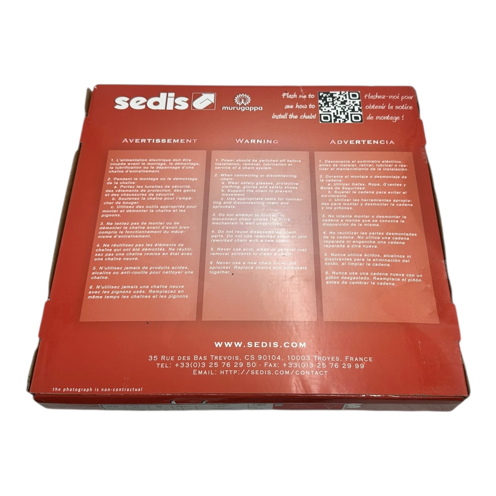 Sedis Alpha Premium 08B-2 Rollenketten 5 m 395 Glieder 12,7 mm ISO9001