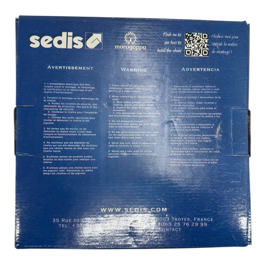 Sedis Record 10B-1 x 5 m Rollenkette Antriebskette Industrie Kette neu