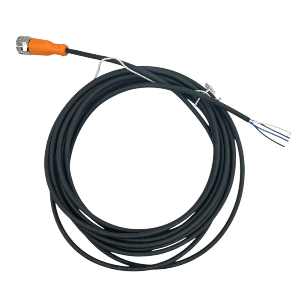 ifm EVC002 Anschlusskabel M12 4-polig 5 m Sensorleitung 250V AC / 300V DC neu