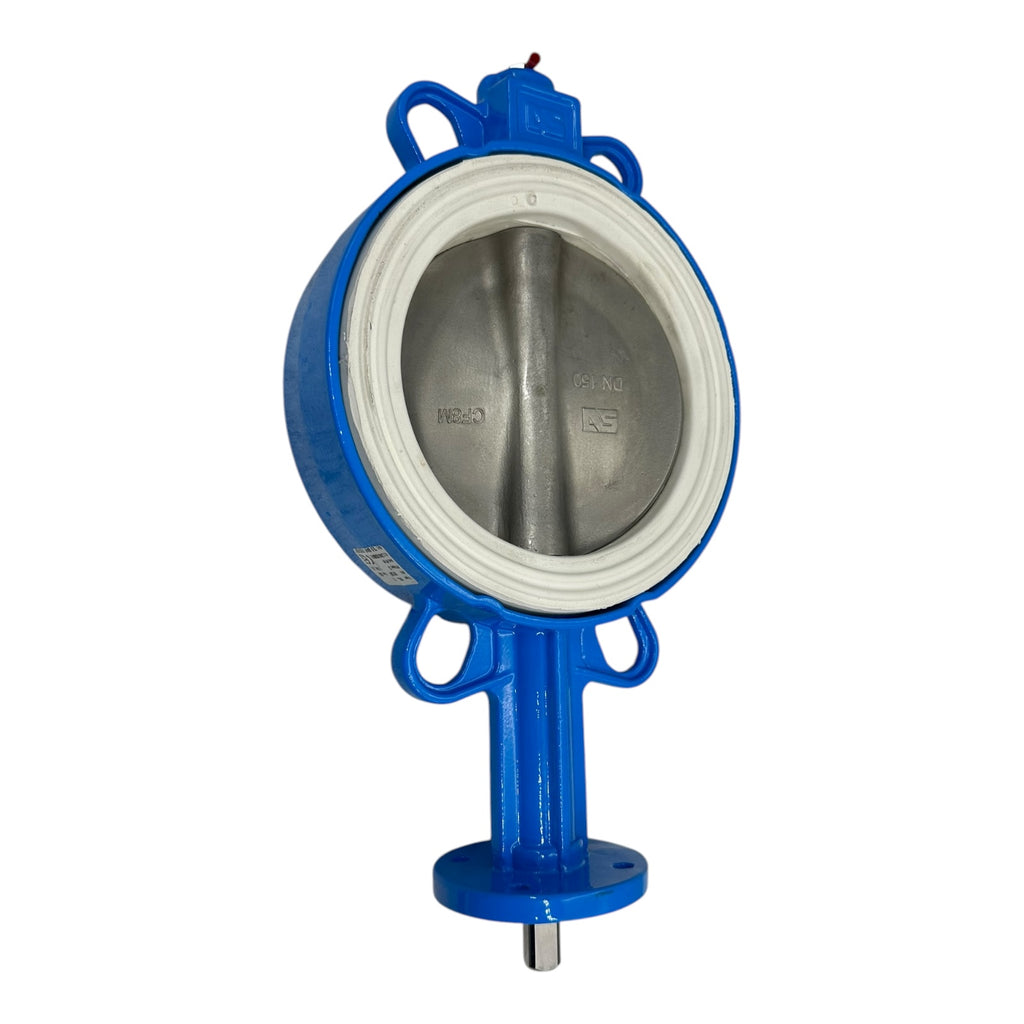 Absperrklappe KL-5 DN150 PN3 PN10 EB-Sitz Edelstahl Klappe 9.9bar getestet neu