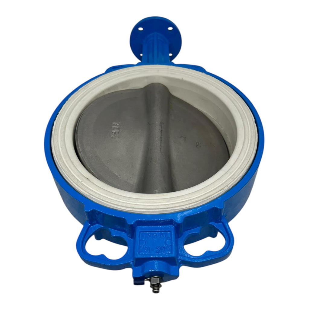 KL-5 Absperrklappe DN200 PN3 PN10 EB-Sitz Edelstahl Klappe 9.9bar geprüft neu
