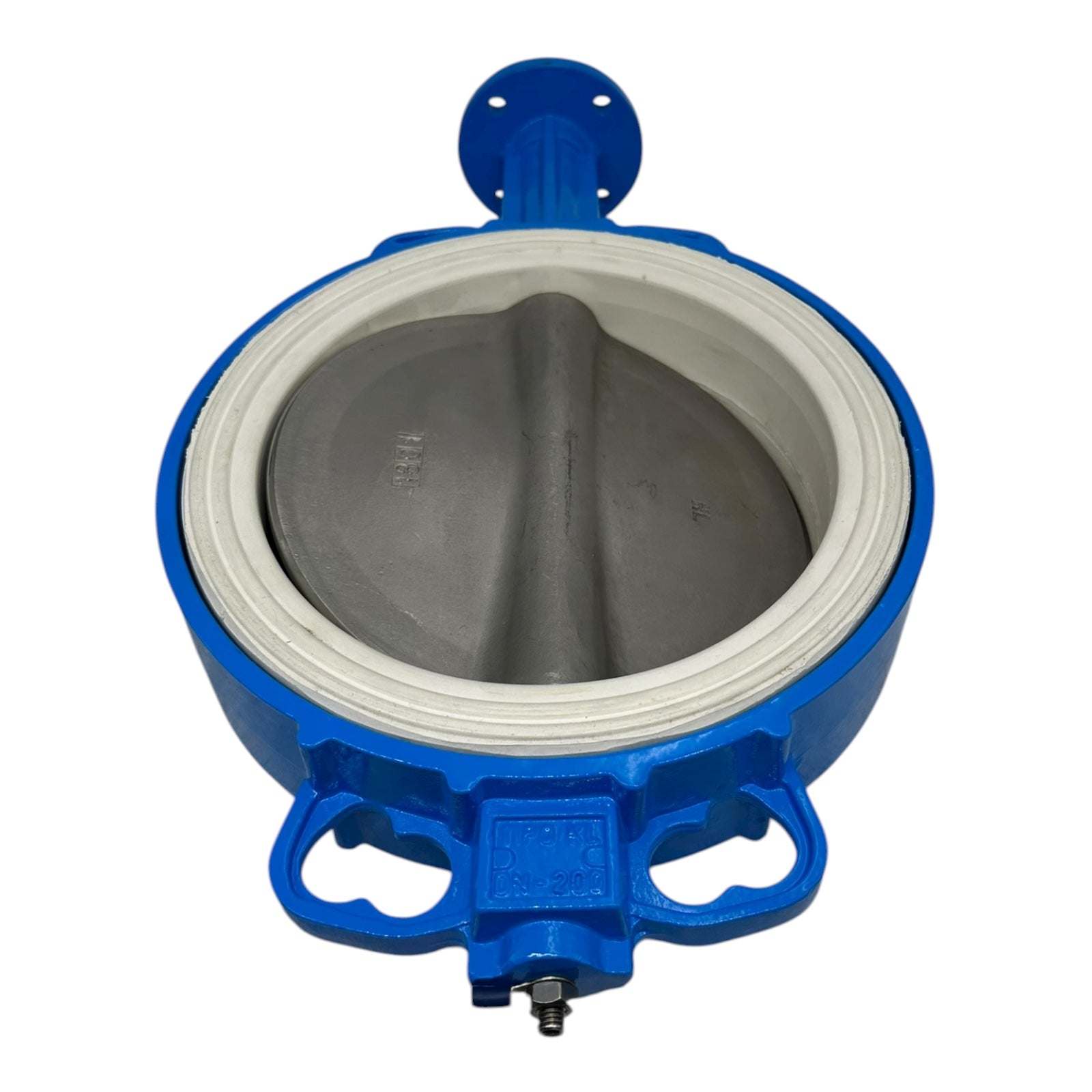 KL-5 Absperrklappe DN200 PN3 PN10 EB-Sitz Edelstahl Klappe 9.9bar geprüft neu
