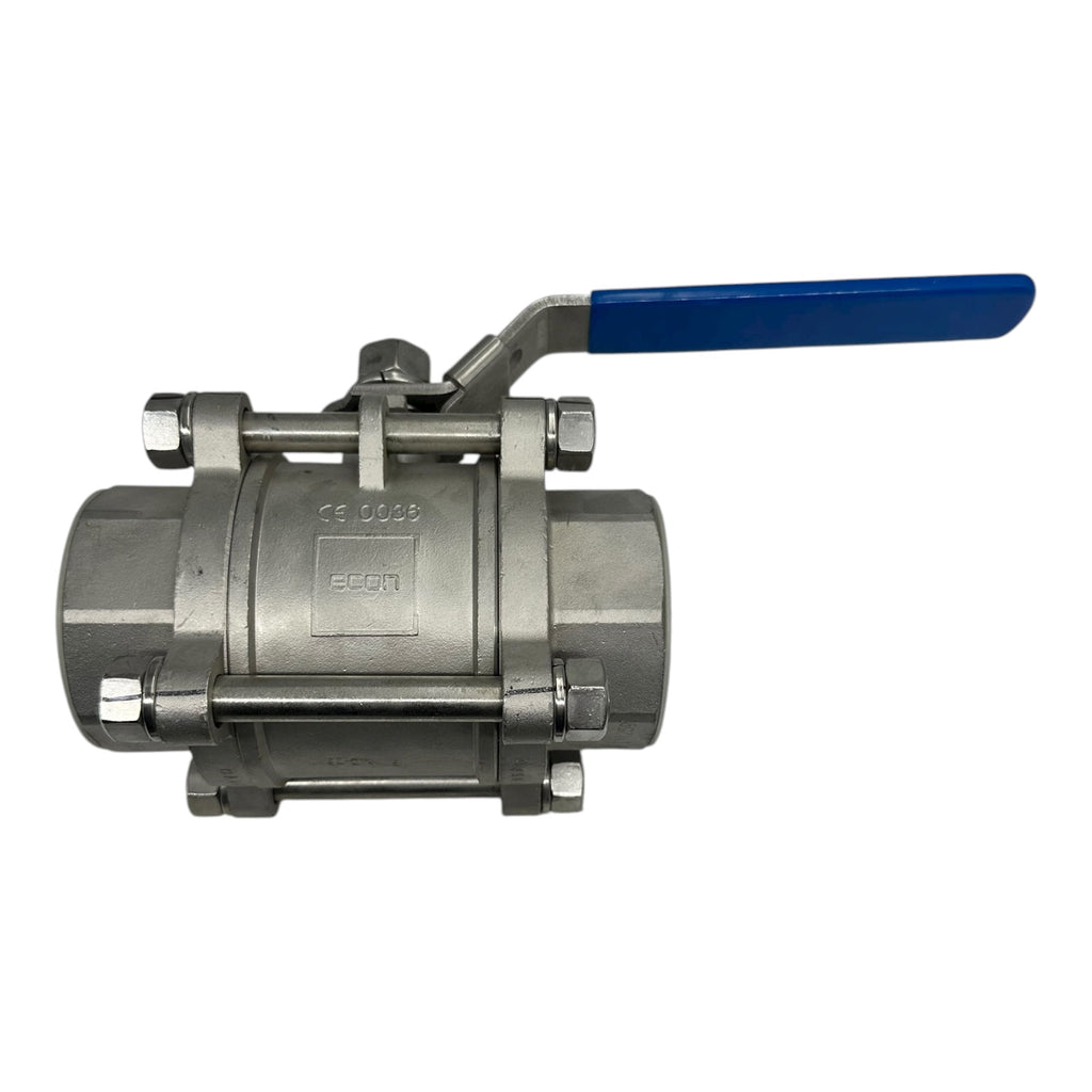 Econ Fig.7446 Kugelhahn DN259 2½” Edelstahl 1.4408 1000WOG PN69 PTFE