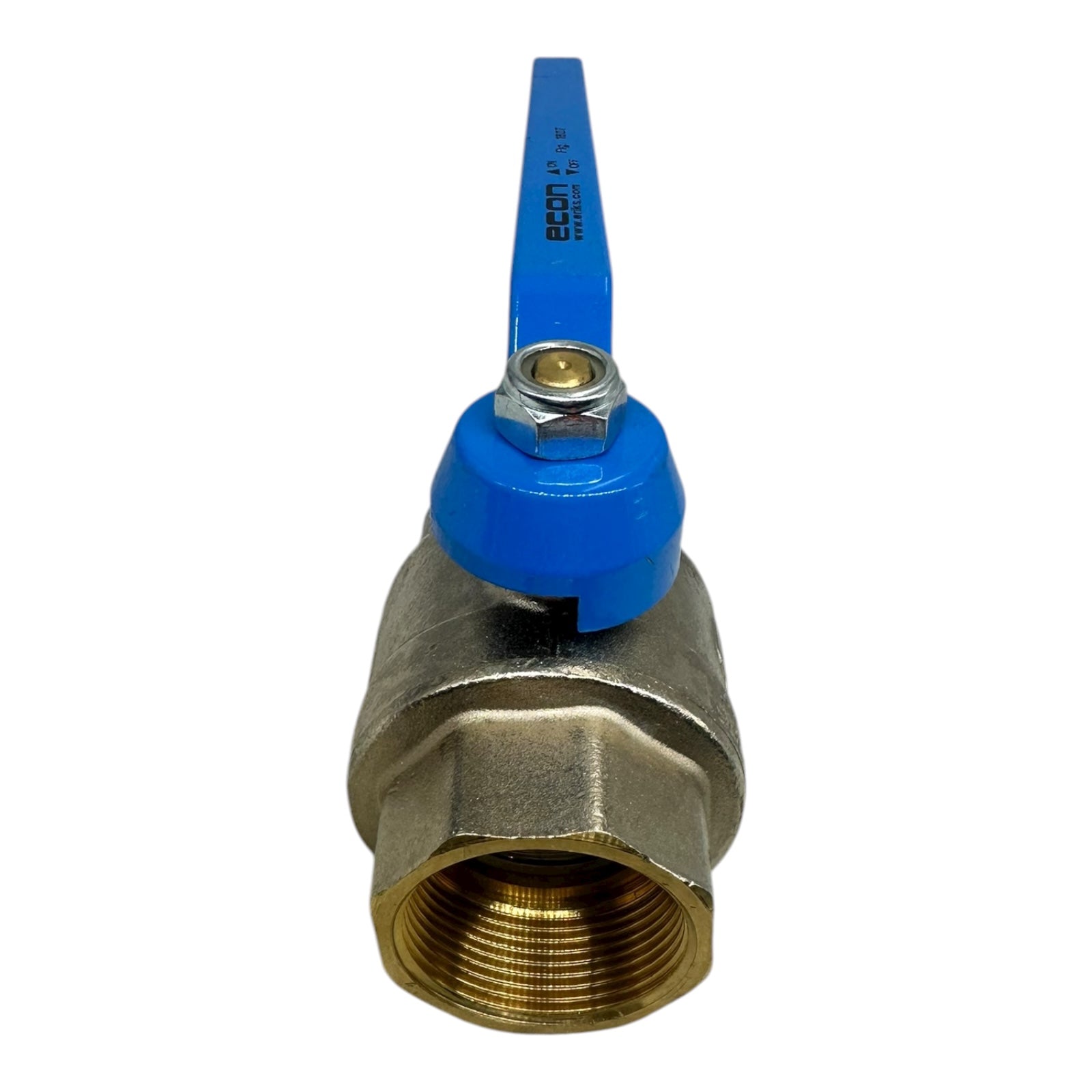 Econ Kugelhahn DN40 PN40 Messing Innengewinde 1½” Absperrventil Gas Wasser