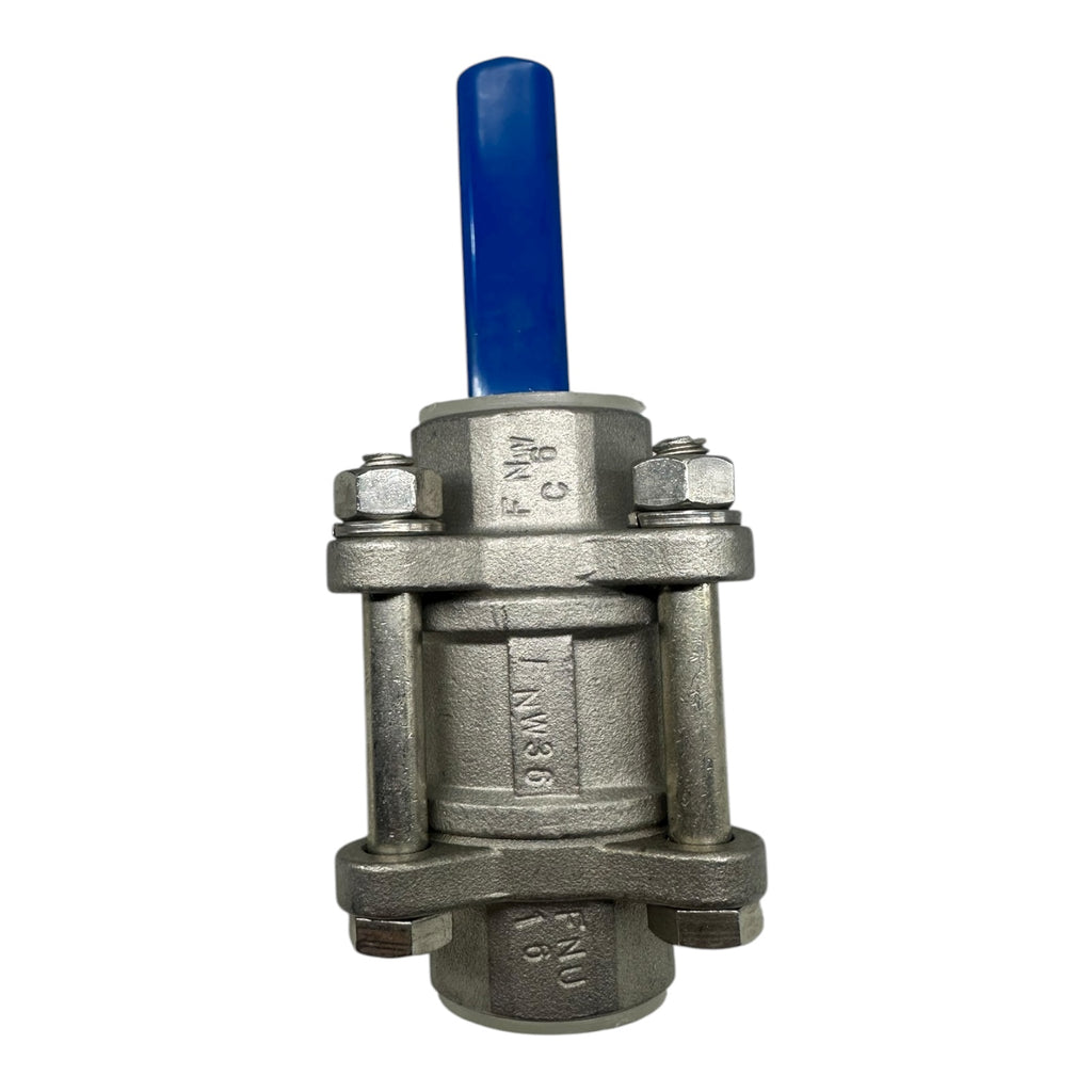 Econ Kugelhahn 3/4” Edelstahl 1.4408 PN63 Fig.7446 3-teilig IG Ventil Industrie