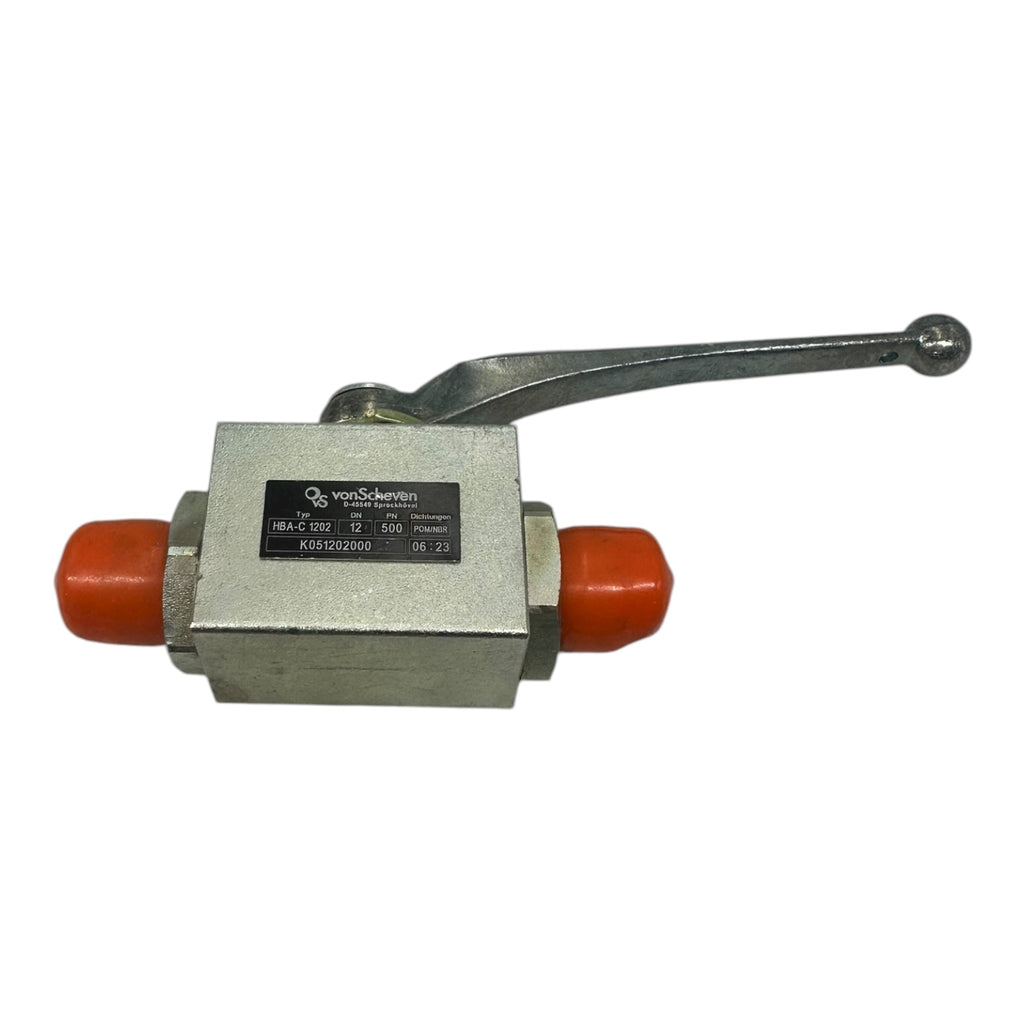 vonScheven HBA-C 1202 Kugelhahn DN12 PN500 Hydraulikventil POM/NBR 06/23