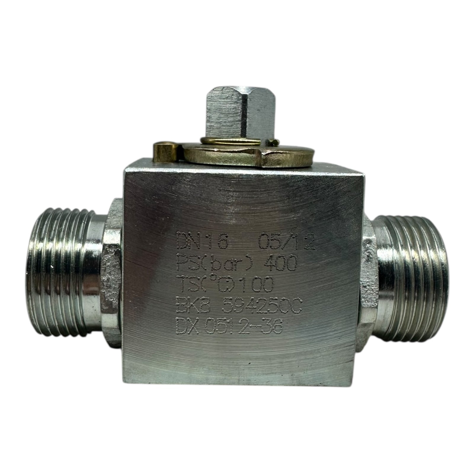 Kugelhahn DN16 Durchflussventil 1.7035 PS 400 bar Edelstahl