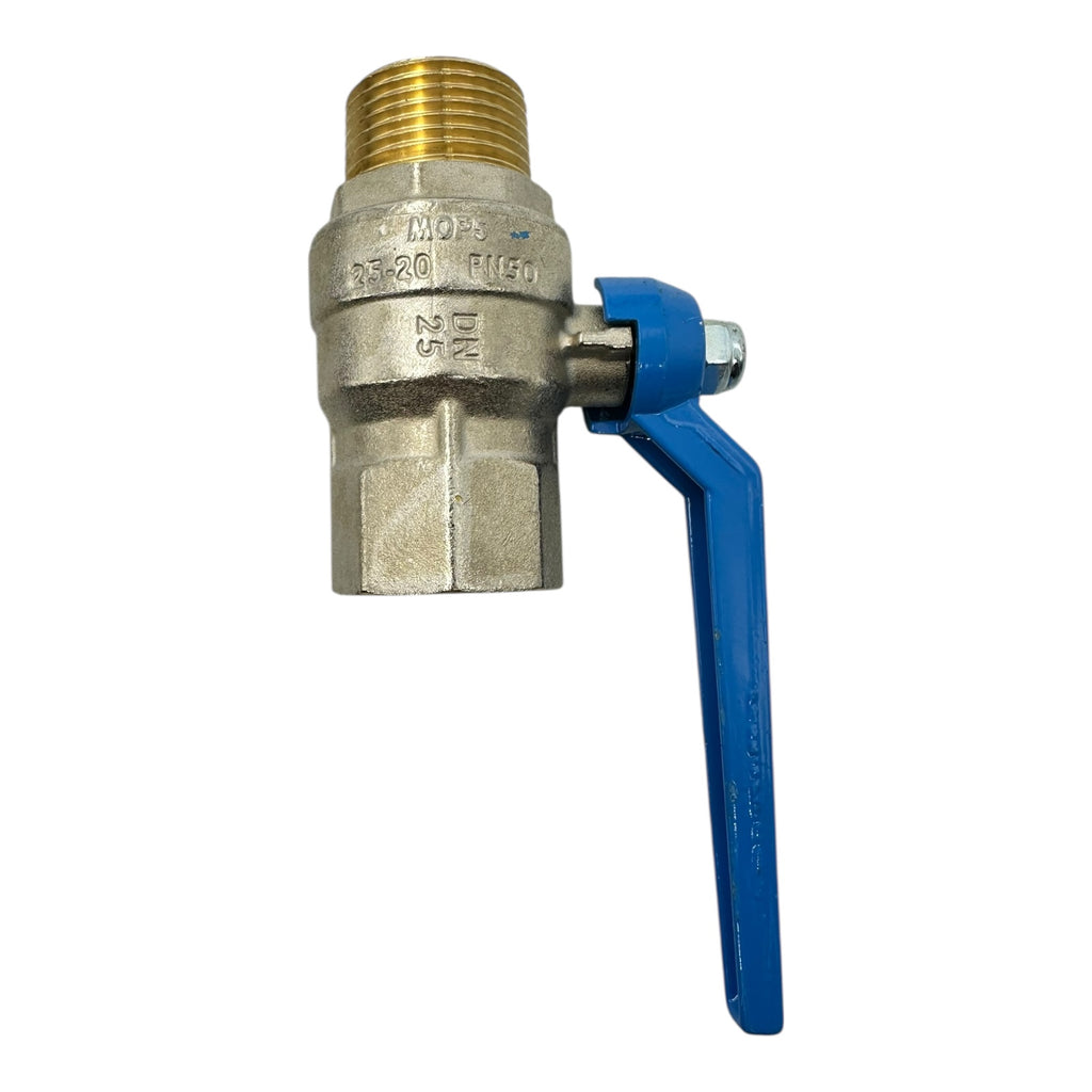 3x Econ Kugelhahn DN25 1” Fig.1801 PN50 Messing Innen/Außengewinde