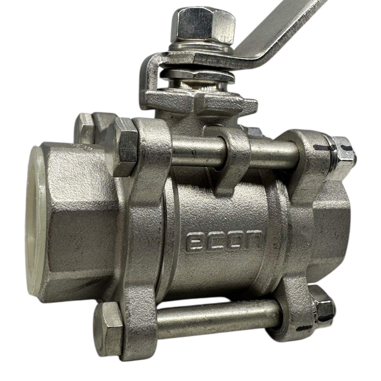 Econ Fig.7446 Kugelhahn DN259 1” 1.4408 Edelstahl 1000 WOG 3-teilig Neu