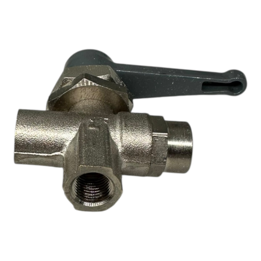 2x Parker Legris 0448 04 10 3-Wege Kugelhahn 1/4” Innengewinde ROHS