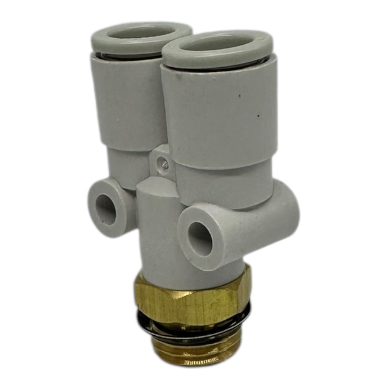 10x SMC KQ2U08-U02A Pneumatik Verteiler 8 mm Push-In auf G1/4 Messinggewinde