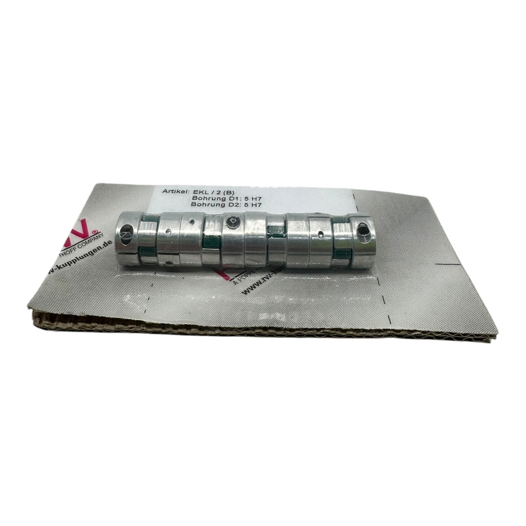 RW-Kupplung EKL/2 B Aluminium Präzisionskupplung 5H7–5H7 spielfrei CNC