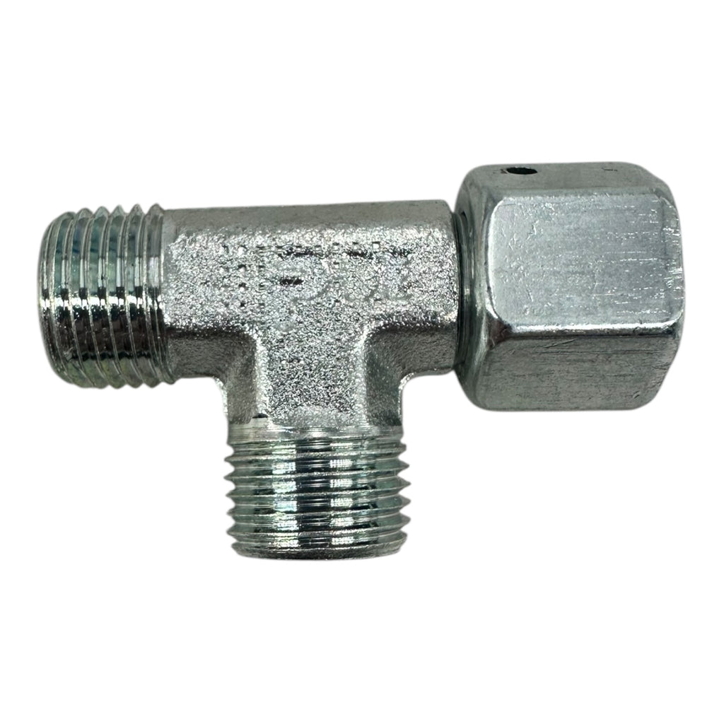 10x Parker Ermeto EL10LOMDCF Hydraulik T-Stück Verschraubung 10mm Außengewinde