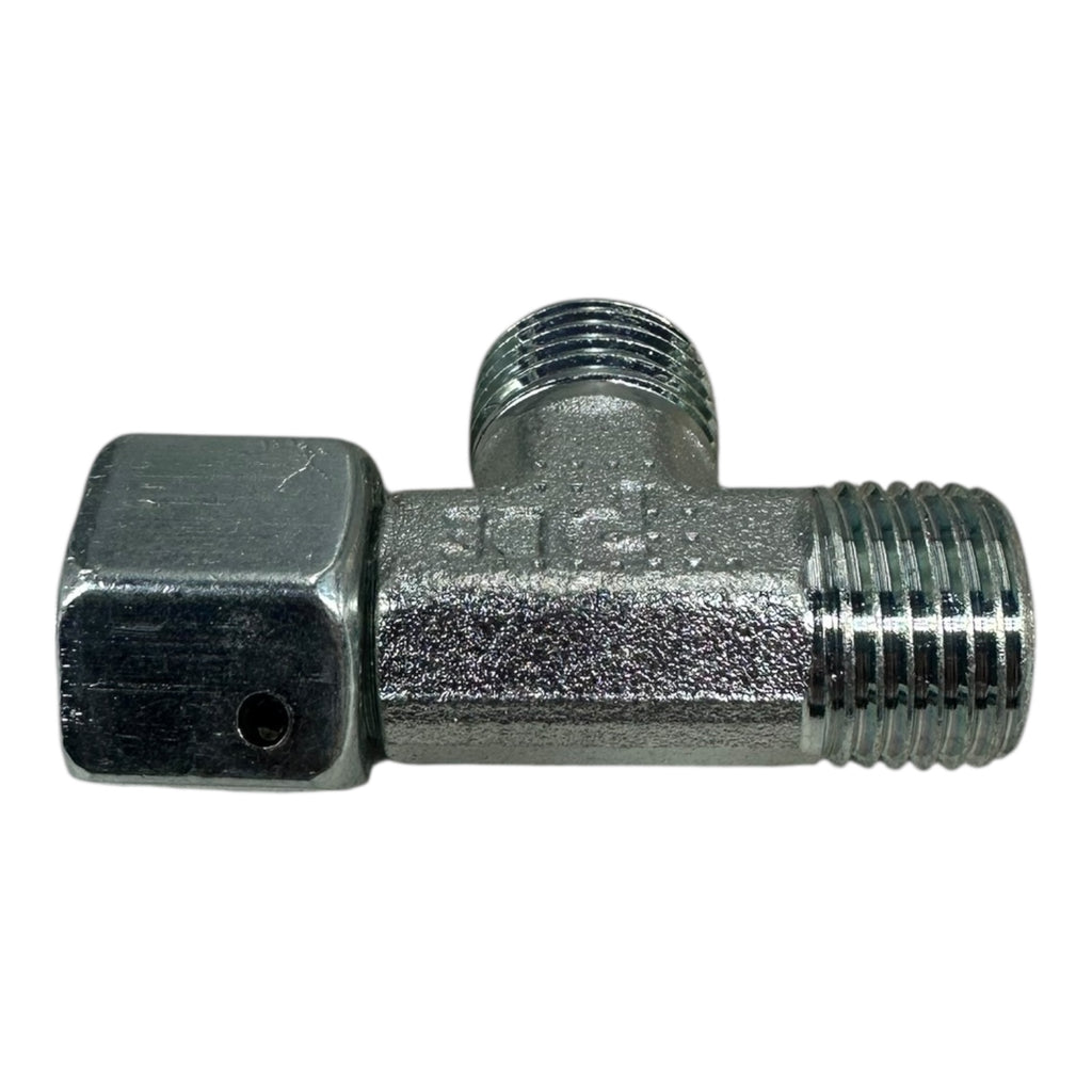 5x Parker EL10LOMDCF EO Swivel Nut Run Tee T-Stück Hydraulik Verschraubung