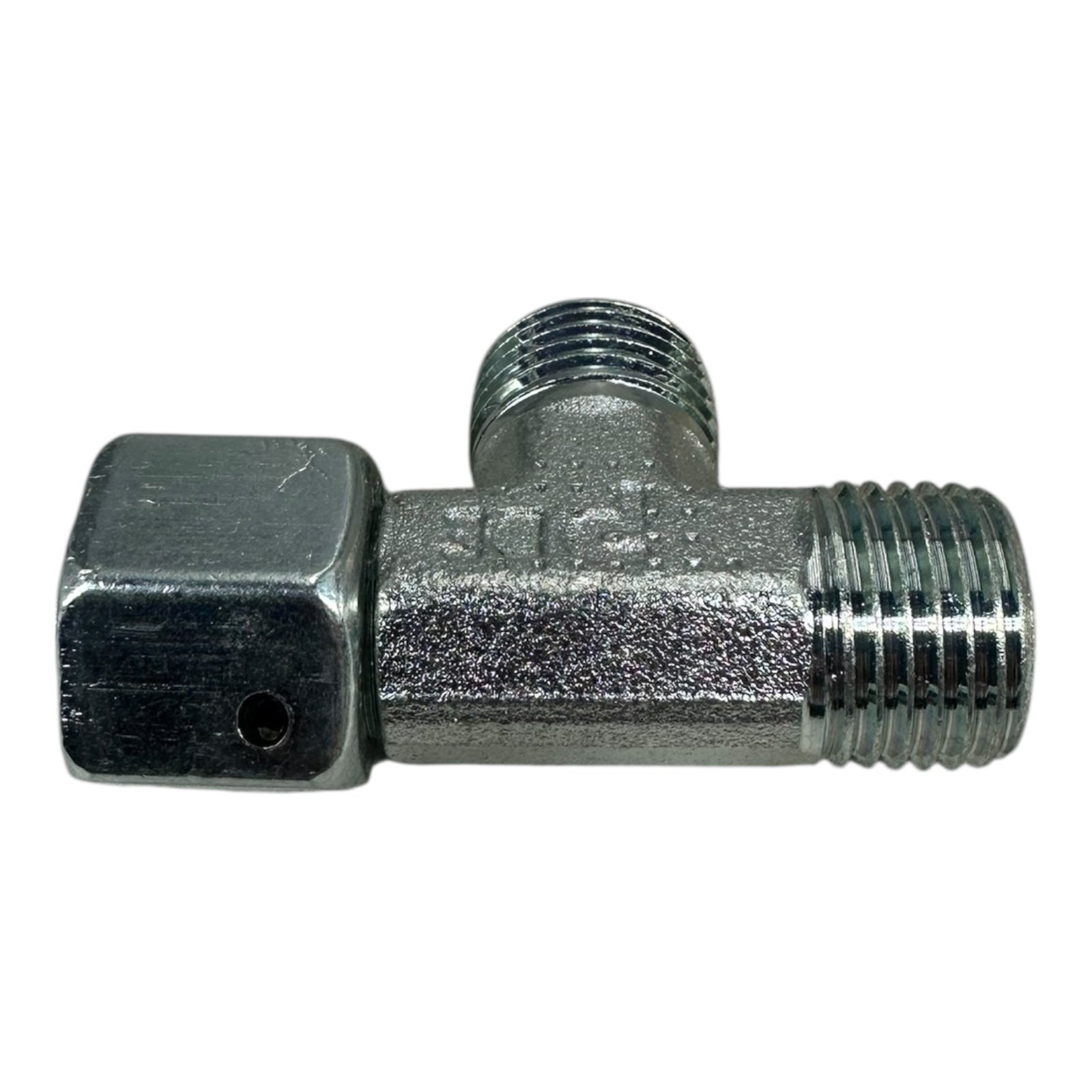 5x Parker EL10LOMDCF EO Swivel Nut Run Tee T-Stück Hydraulik Verschraubung