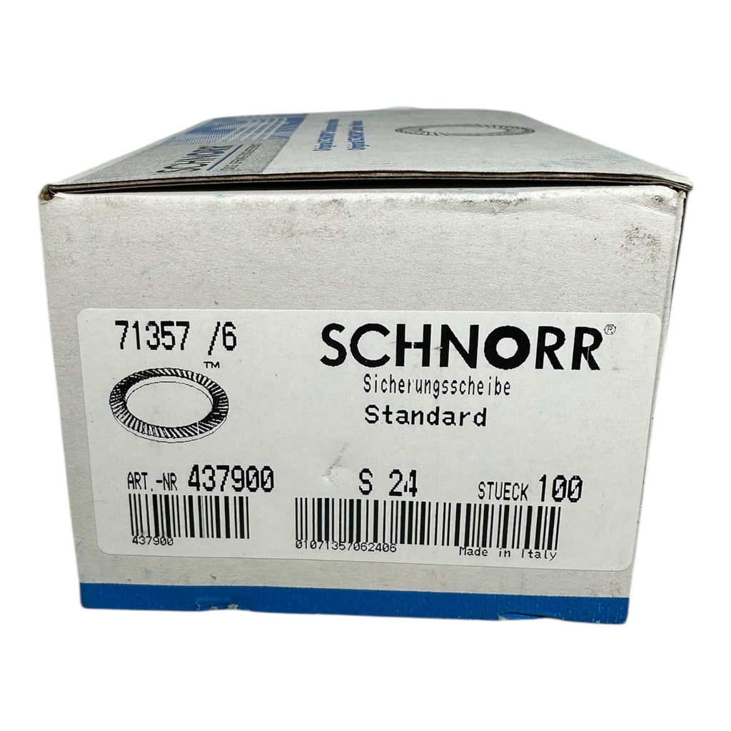 100x Schnorr 437900 Sicherungsscheiben S24 Keilscheiben Standard 100 Stück neu