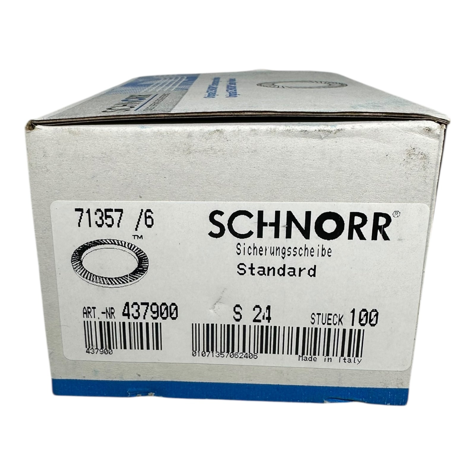 100x Schnorr 437900 Sicherungsscheiben S24 Keilscheiben Standard 100 Stück neu