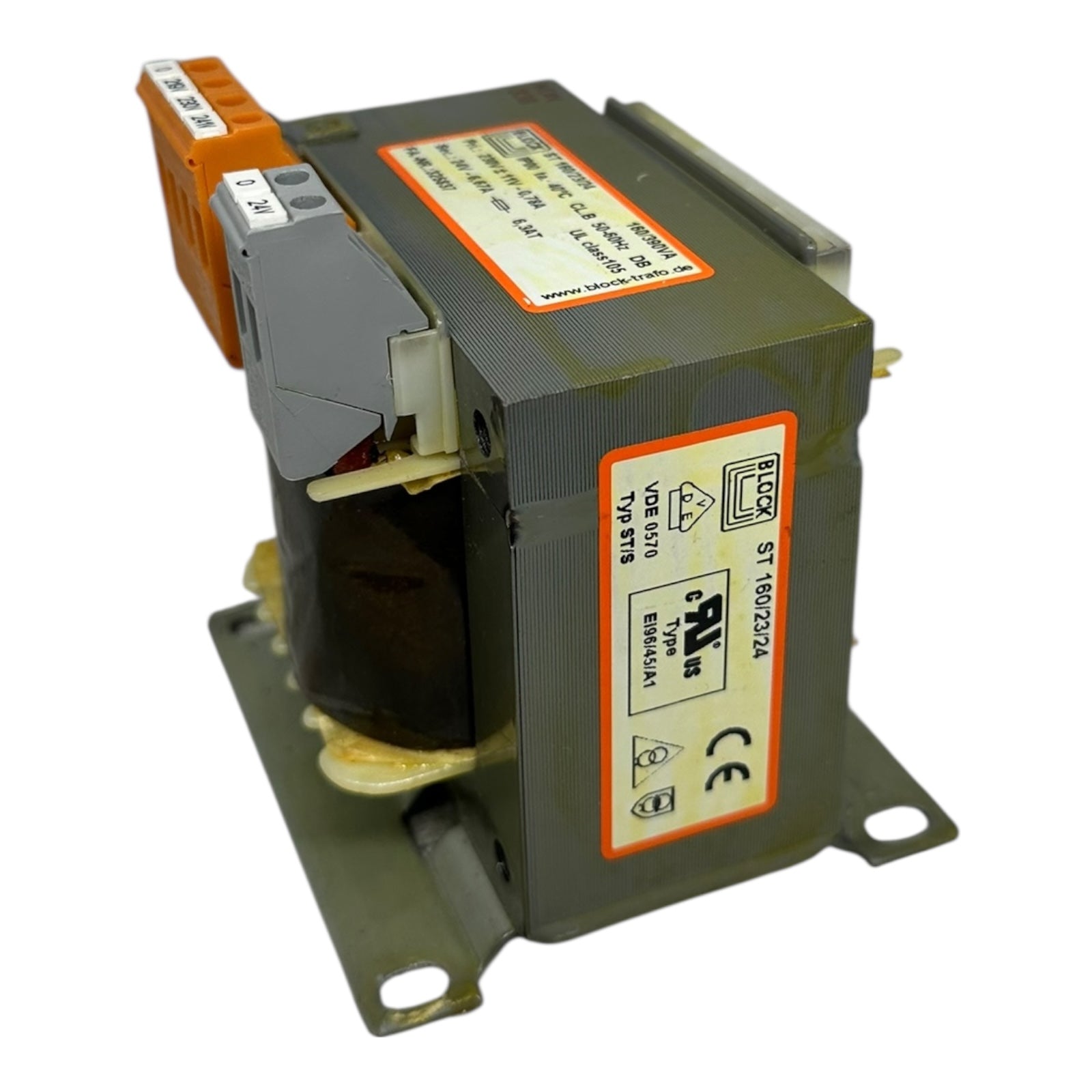 BLOCK ST 160/23/24 Transformator 230V → 24V 6,67A 160VA Steuertrafo
