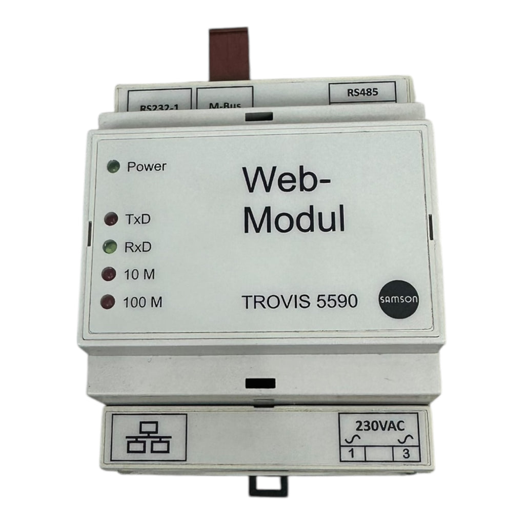 Samson TROVIS 5590 Web-Modul RS232 RS485 M-Bus Ethernet 230VAC