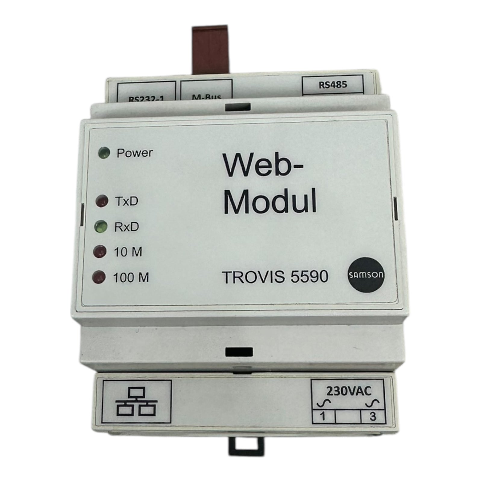 Samson TROVIS 5590 Web-Modul RS232 RS485 M-Bus Ethernet 230VAC