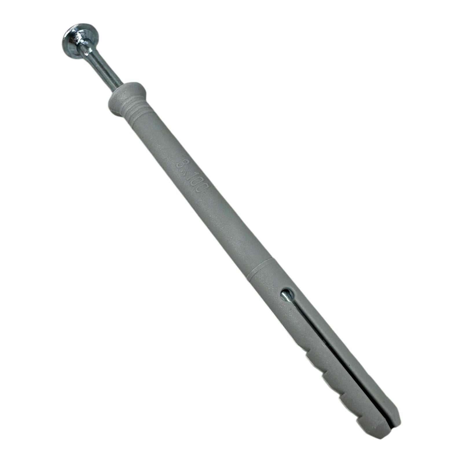 100x Alfa Nageldübel Senkkopf 8x100mm Schlagdübel Nylon Dübel mit Nagel