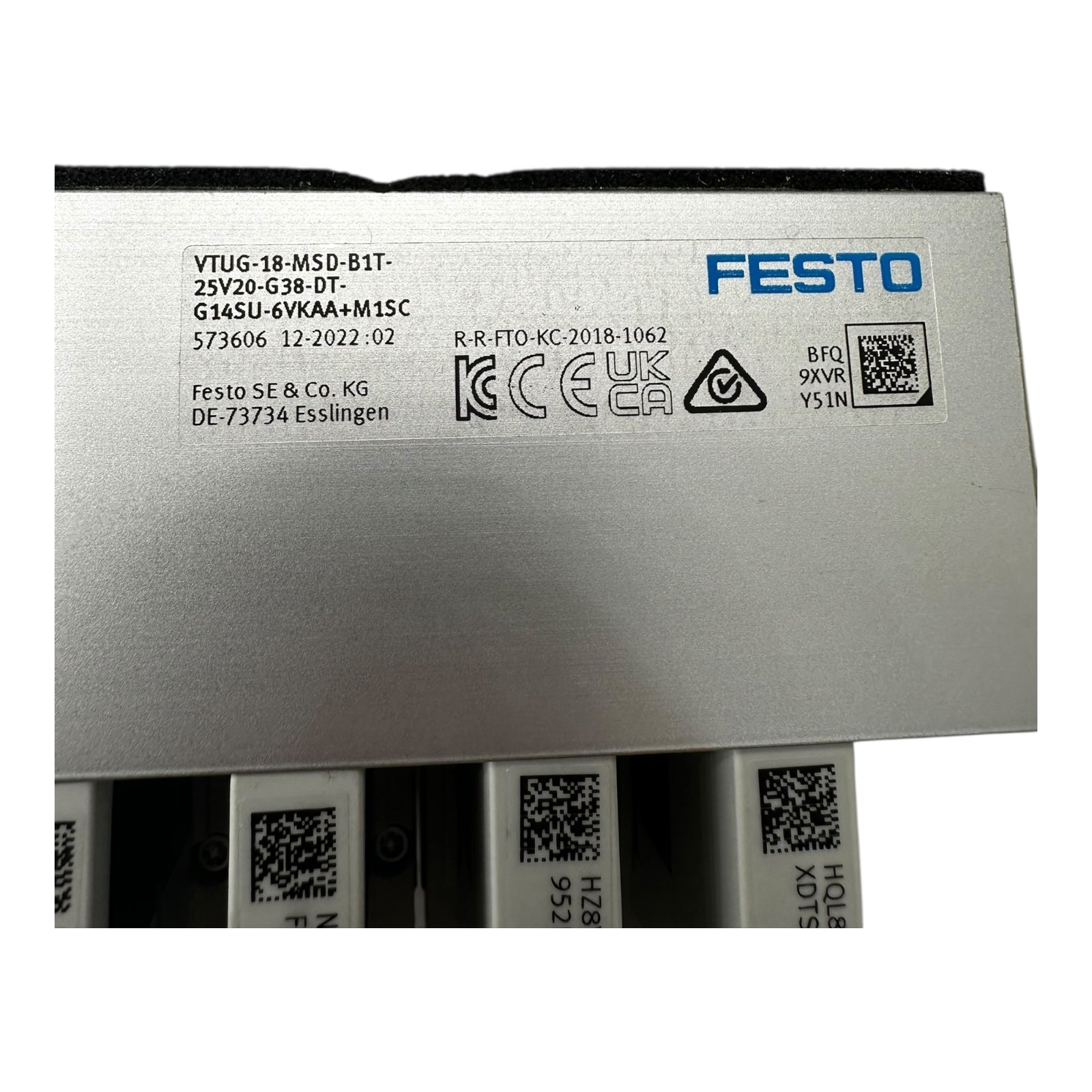 Festo VTUG-18-MSD-B1T-25V20-G38-DT Ventilinsel VUVG-B18 Pneumatikventilmodul