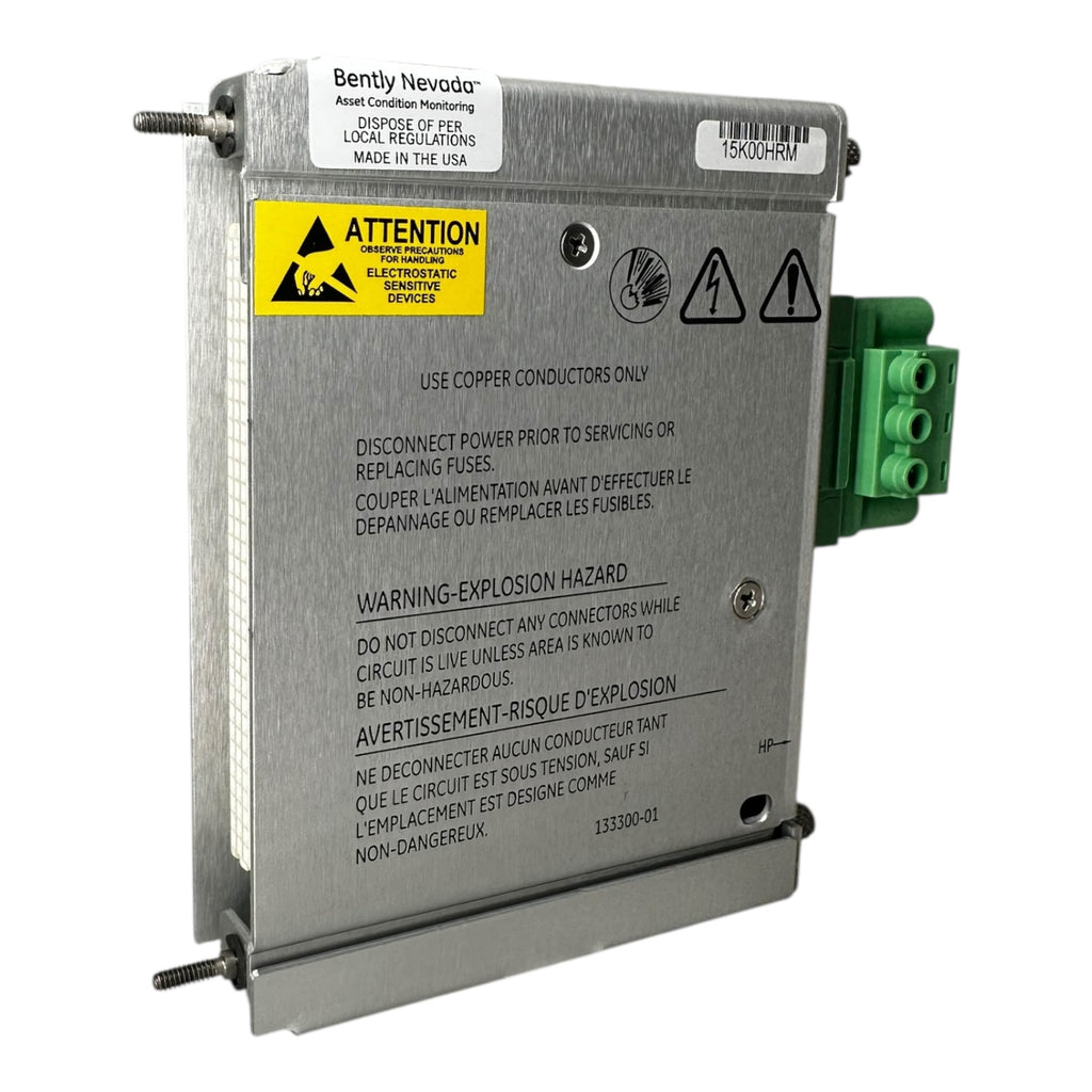 Bently Nevada 3500/15 133300-01 Low Voltage DC Power Input Module
