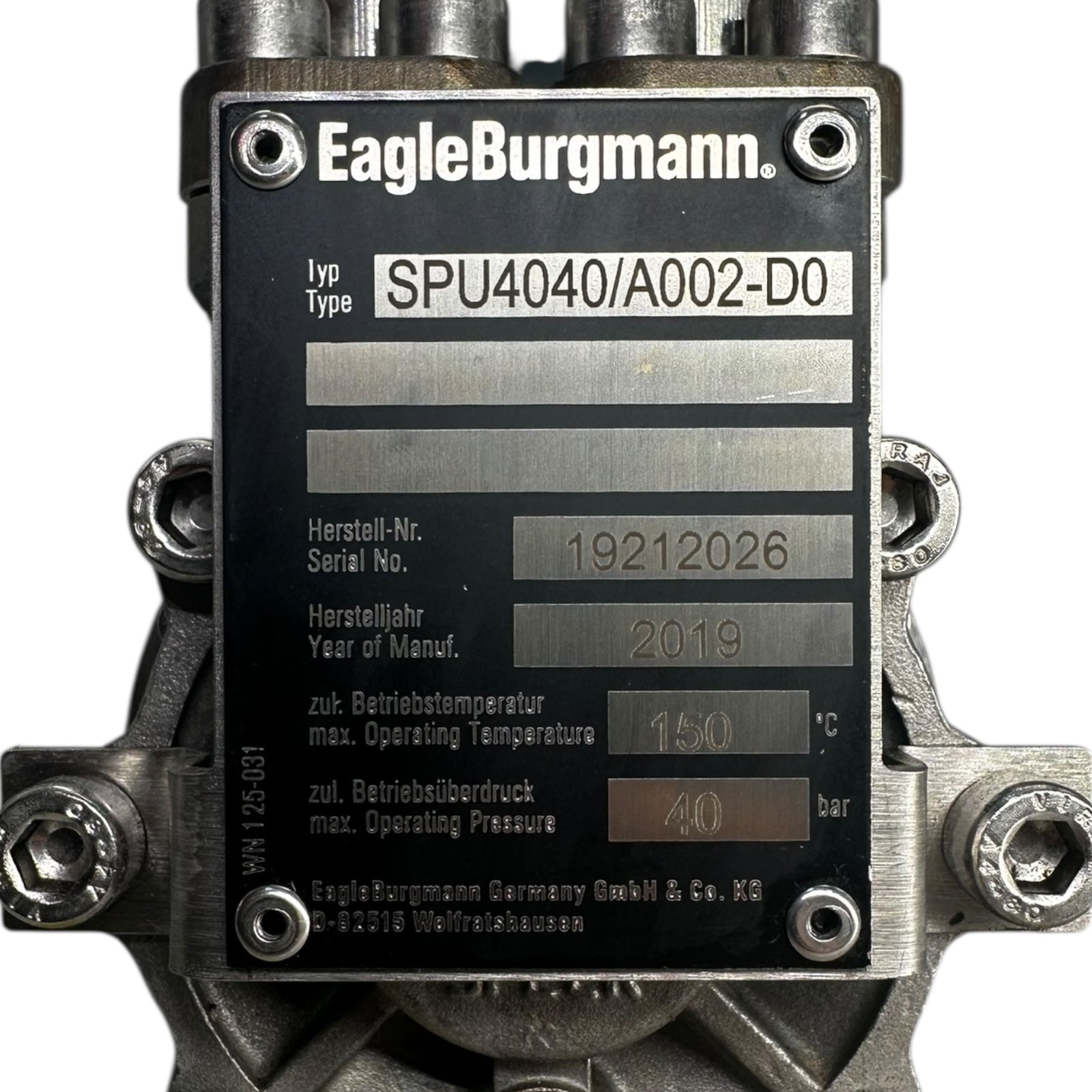 EAGLEBURGMANN SPU4040/A002-D0 Zirkulationspumpe Pumpe SPECK VEM Ex-Motor